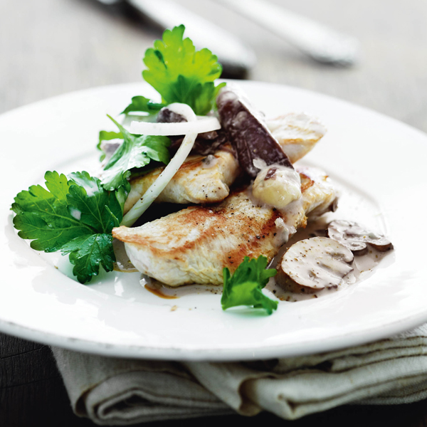 Kalkun med gorgonzola- og svampecreme_600x600px