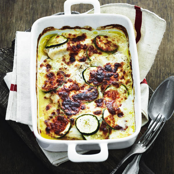 Ovnbagt fisk med tomater og zucchinier_600x600px